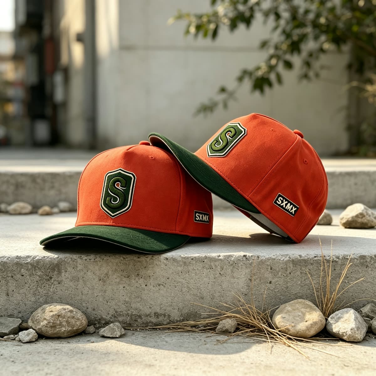Custom Embroidered Crest Baseball Cap with Contrast Trim scene