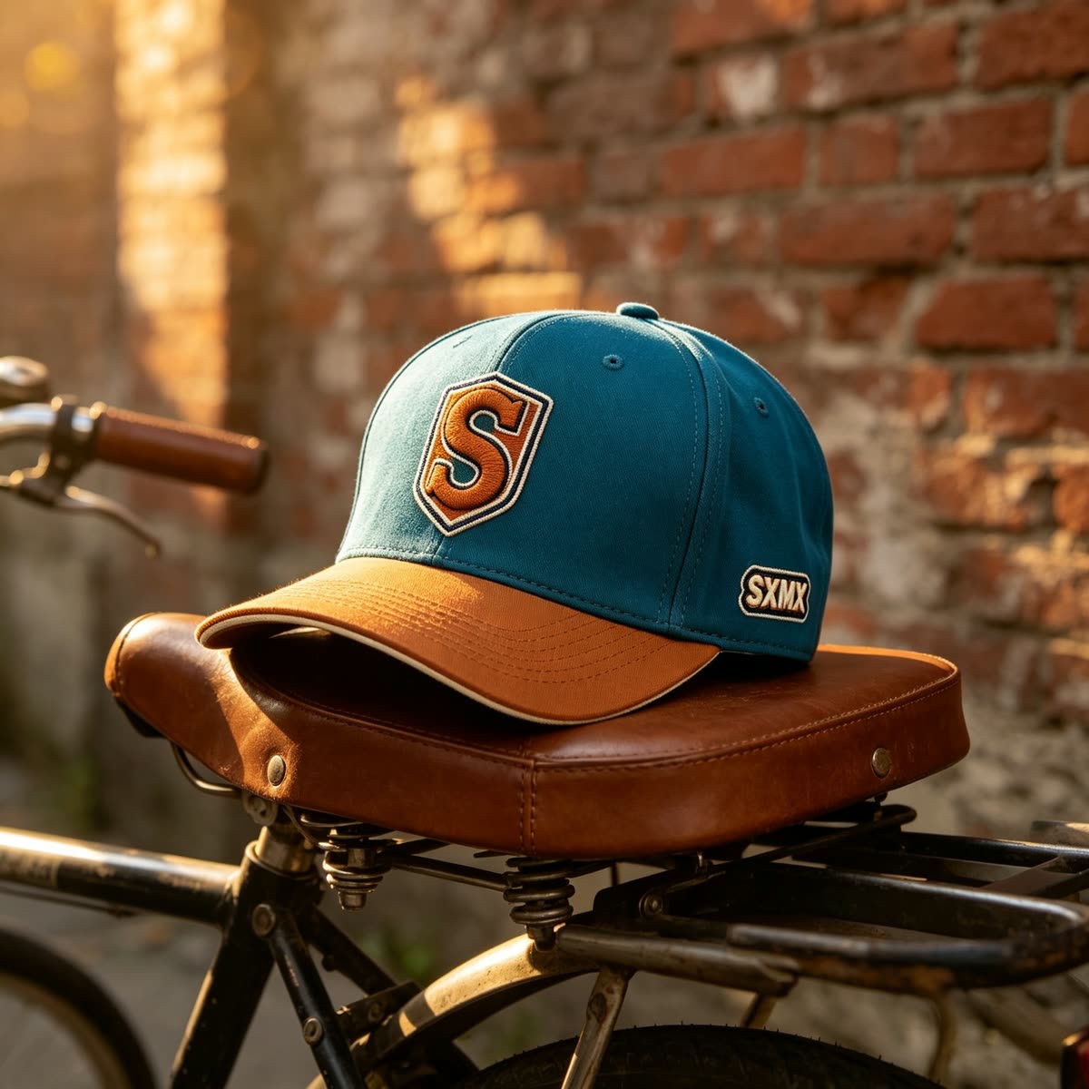 Custom Embroidered Crest Baseball Cap with Contrast Trim scene