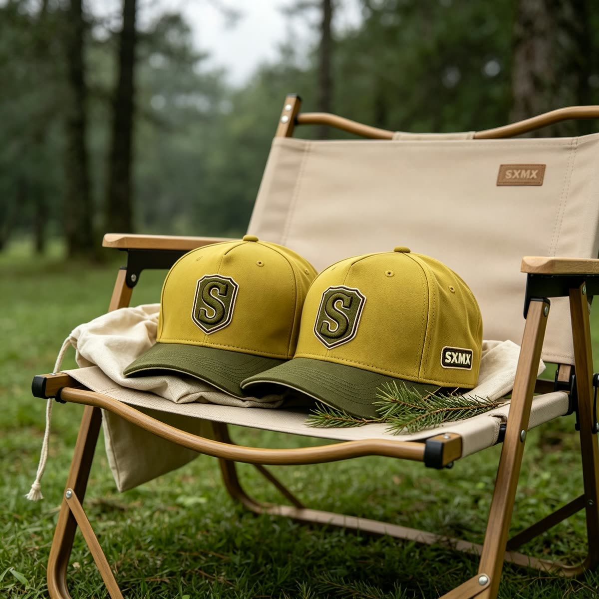 Custom Embroidered Crest Baseball Cap with Contrast Trim scene