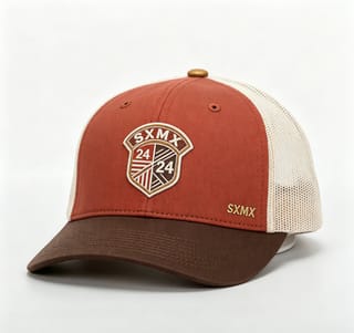 Custom Embroidered Crest Trucker Cap with Mesh Back thumb 2