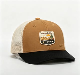 Custom Desert Sunset Patch Trucker Cap thumb 4