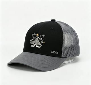 Custom Embroidered Mountain Trucker Cap with Mesh Back thumb 5