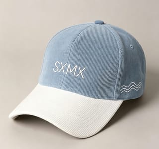 Custom Plaid Pattern Baseball Cap with Embroidered Logo thumb 2