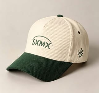 Custom Plaid Pattern Baseball Cap with Embroidered Logo thumb 3