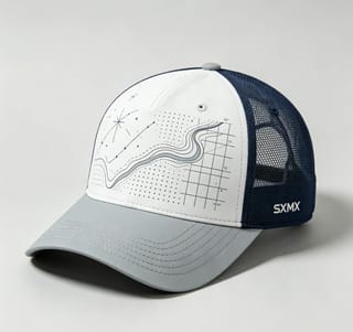 Custom Constellation Print Camp Cap with Colorblock thumb 5