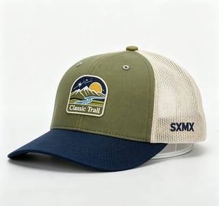 Custom Mountain Landscape Patch Trucker Cap thumb 2