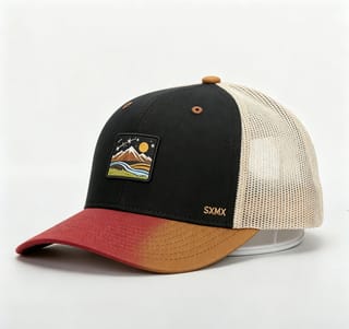 Custom Mountain Landscape Patch Trucker Cap thumb 3
