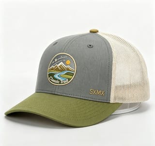 Custom Mountain Landscape Patch Trucker Cap thumb 4