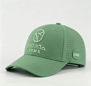 Custom Tonal Mountain Embroidery Baseball Cap thumb 3