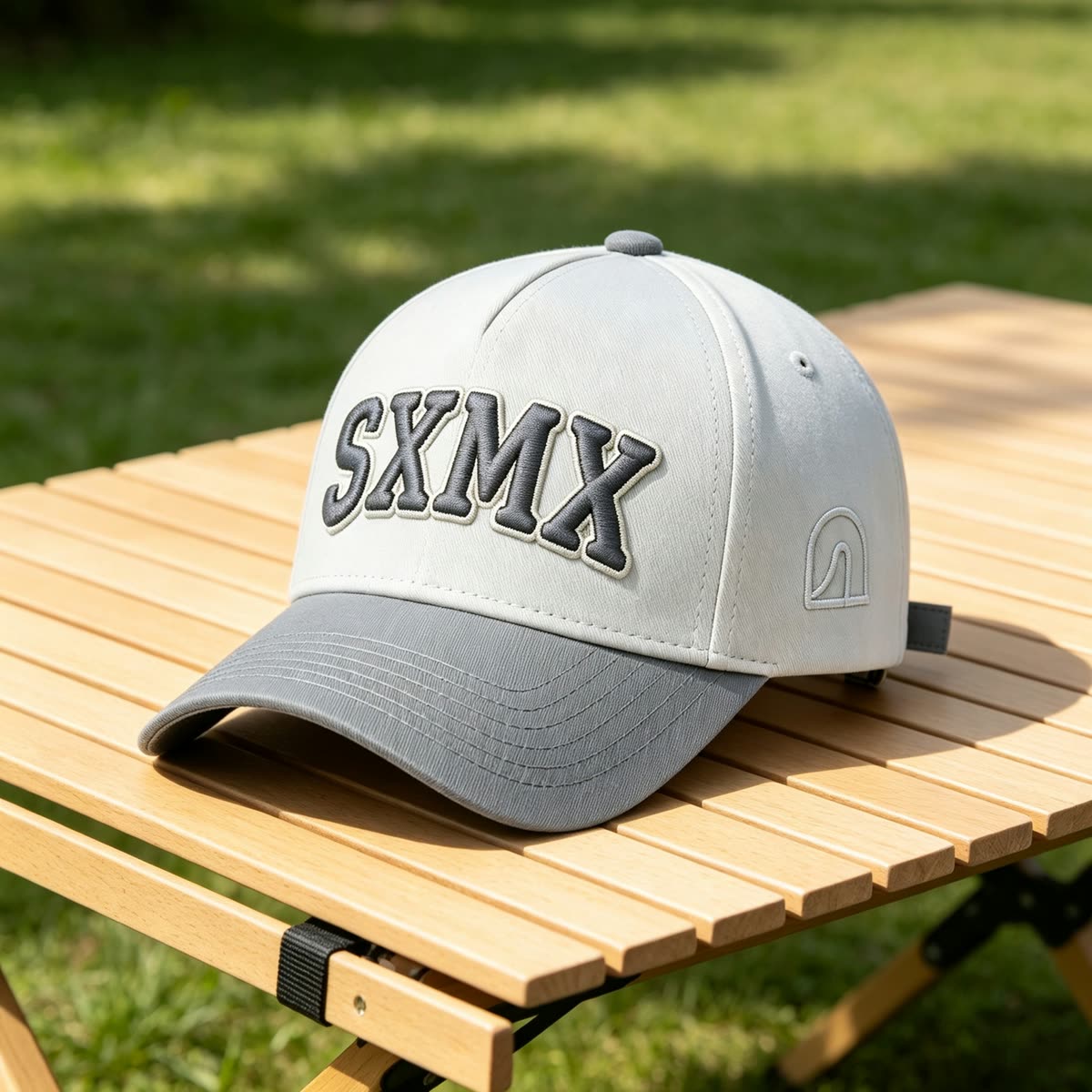 Custom Embroidered Lettering Trucker Cap with Snapback scene