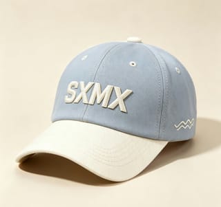 Custom Embroidered Lettering Dad Cap with Contrast Brim thumb 11