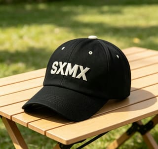 Custom Embroidered Lettering Dad Cap with Contrast Brim thumb 3
