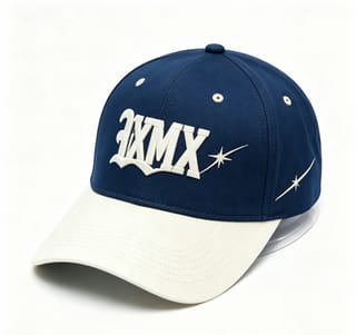 Custom White Embroidery Baseball Cap with Gray Brim thumb 6