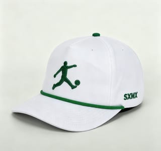 Custom Golf Rope Trim Baseball Cap with Embroidered Figure