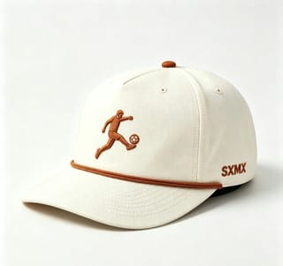 Custom Golf Rope Trim Baseball Cap with Embroidered Figure thumb 5