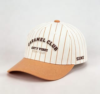 Custom Pinstripe Baseball Cap with Arched Embroidery thumb 6