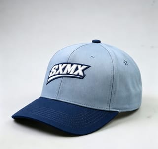 Custom Varsity Lettering Baseball Cap with Two-Tone Design thumb 5
