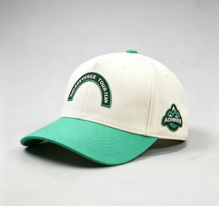 Custom Embroidered Patch Camp Cap with Two-Tone Design thumb 3
