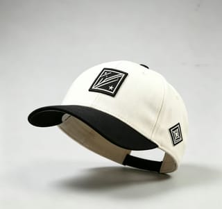 Custom Embroidered Patch Camp Cap with Two-Tone Design thumb 6
