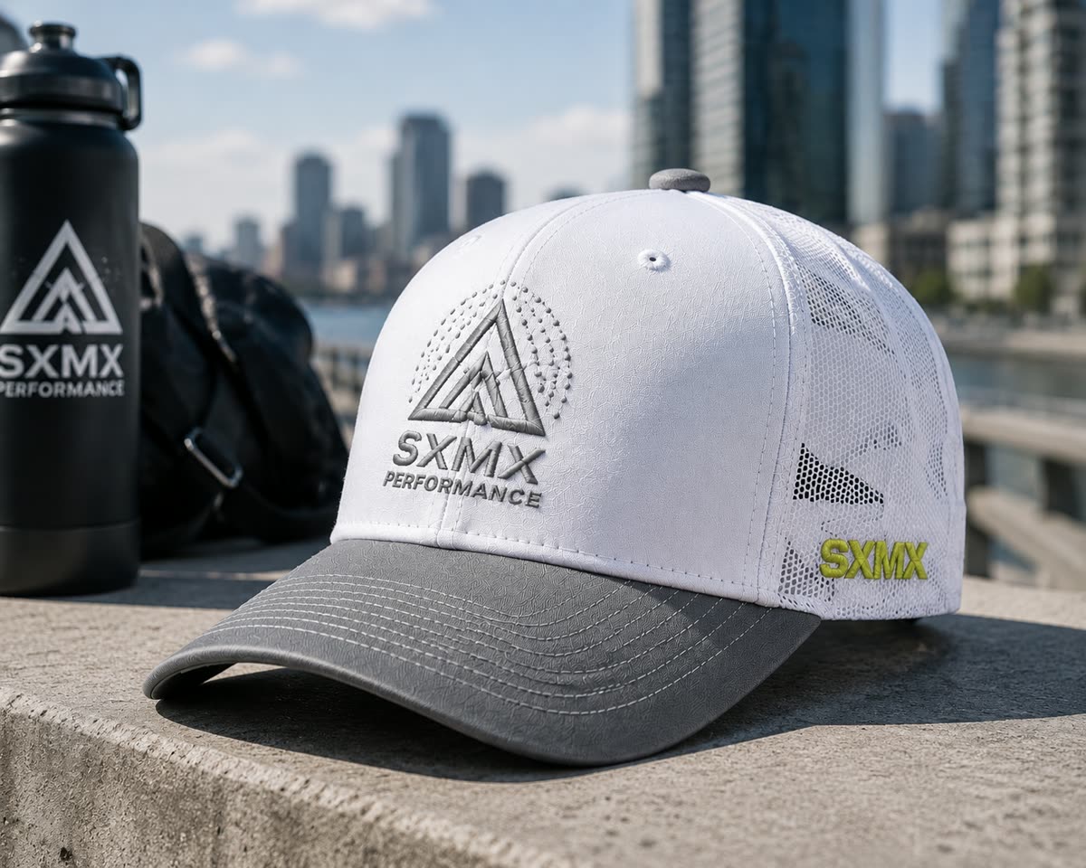Custom Lime Accent Trucker Cap with Embroidered Logo scene