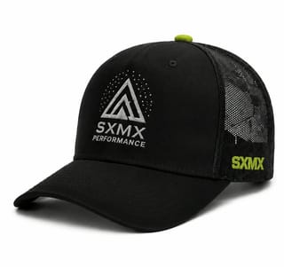 Custom Lime Accent Trucker Cap with Embroidered Logo