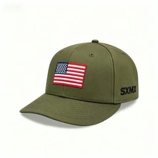 Custom American Flag Patch Baseball Cap thumb 11