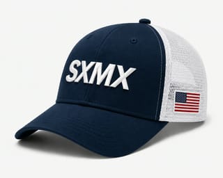 Custom Text Embroidery Trucker Cap with Mesh Back thumb 5