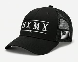 Custom Text Embroidery Trucker Cap with Mesh Back thumb 6
