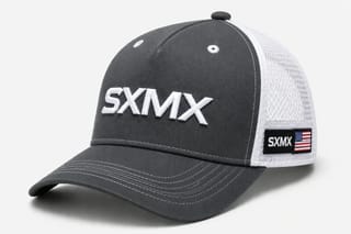 Custom Two-Tone Trucker Cap with Flag Patch