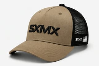 Custom Two-Tone Trucker Cap with Flag Patch thumb 11