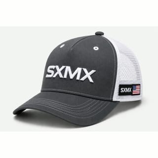 Custom Two-Tone Trucker Cap with Flag Patch thumb 2