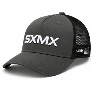 Custom Two-Tone Trucker Cap with Flag Patch thumb 5