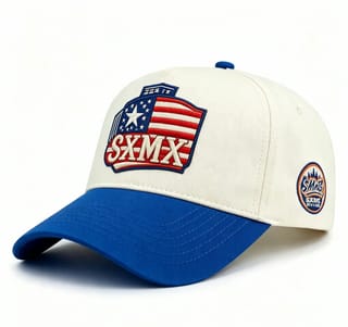Custom American Flag Patch Trucker Cap with Contrast Brim thumb 16