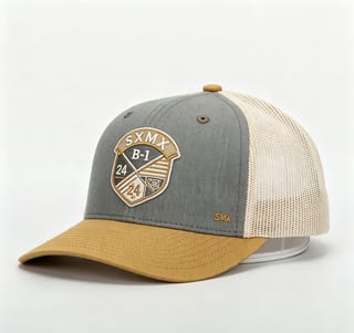 Custom Hexagon Shield Patch Trucker Cap thumb 4