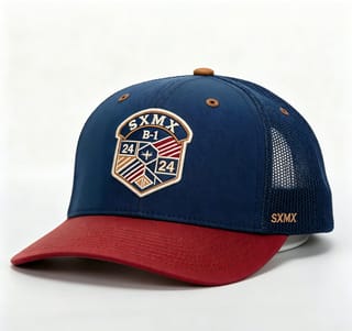 Custom Hexagon Shield Patch Trucker Cap thumb 5