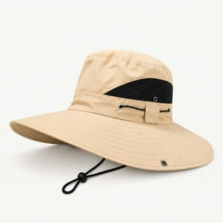 Custom Wide Brim Sun Hat in Desert Sand