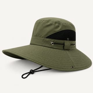 Custom Wide Brim Sun Hat in Desert Sand thumb 2
