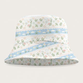 Custom Watercolor Floral Bucket Hat thumb 10