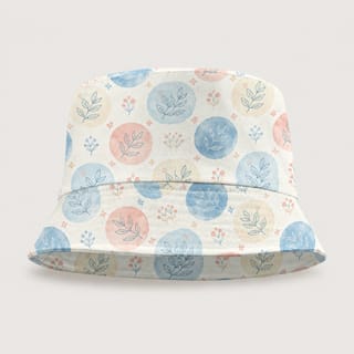 Custom Watercolor Floral Bucket Hat thumb 4