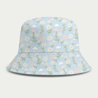 Custom Watercolor Floral Bucket Hat thumb 9