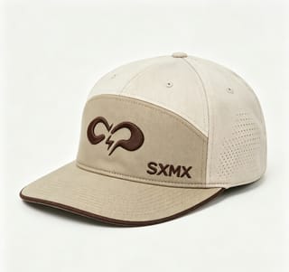 Custom Two-Tone Camp Cap with Embroidered Logo thumb 5