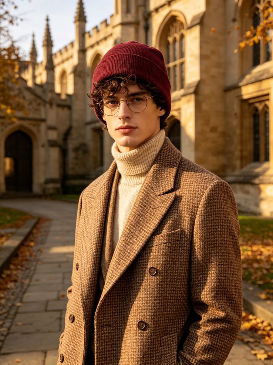Custom Beanie – Style 04 on model