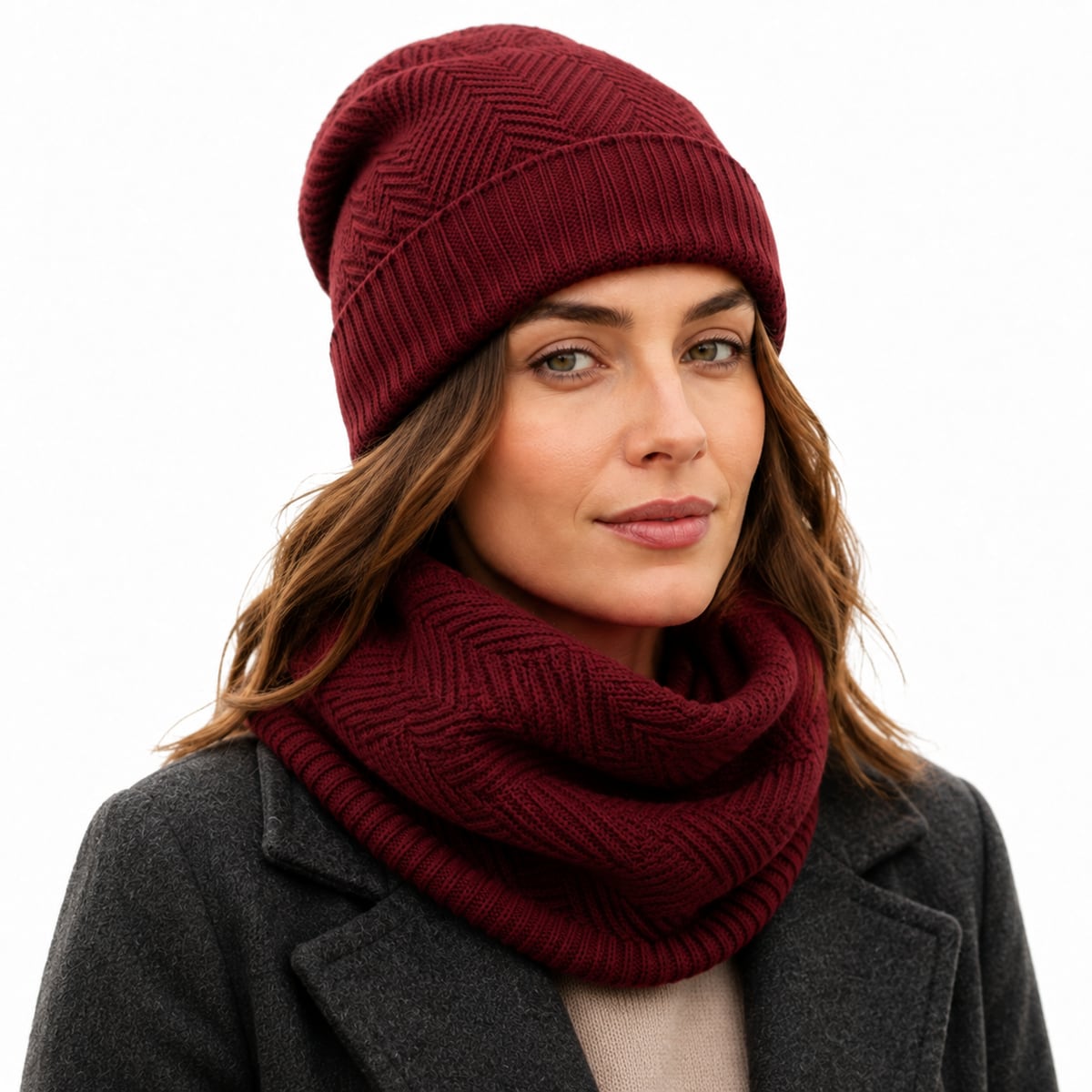 Custom Beanie – Style 05 on model