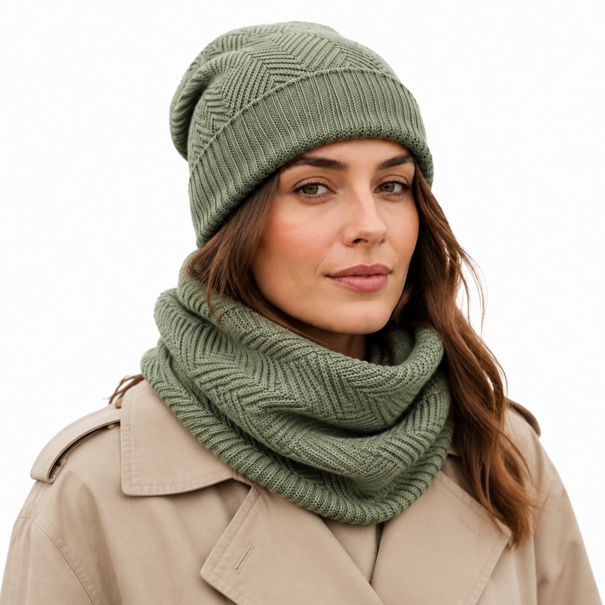 Custom Beanie – Style 05 on model