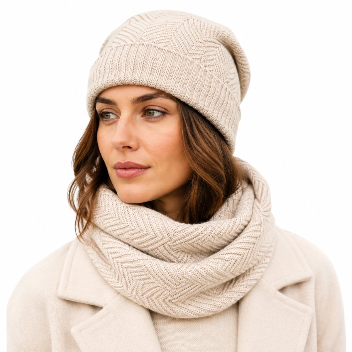 Custom Beanie – Style 05 on model