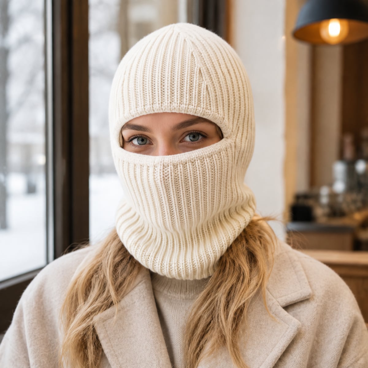 Custom Beanie – Style 06 on model