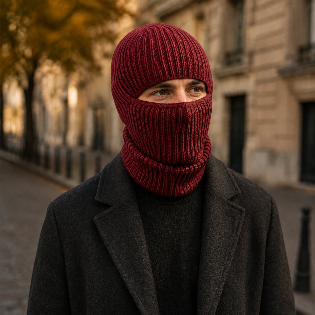 Custom Beanie – Style 06 on model