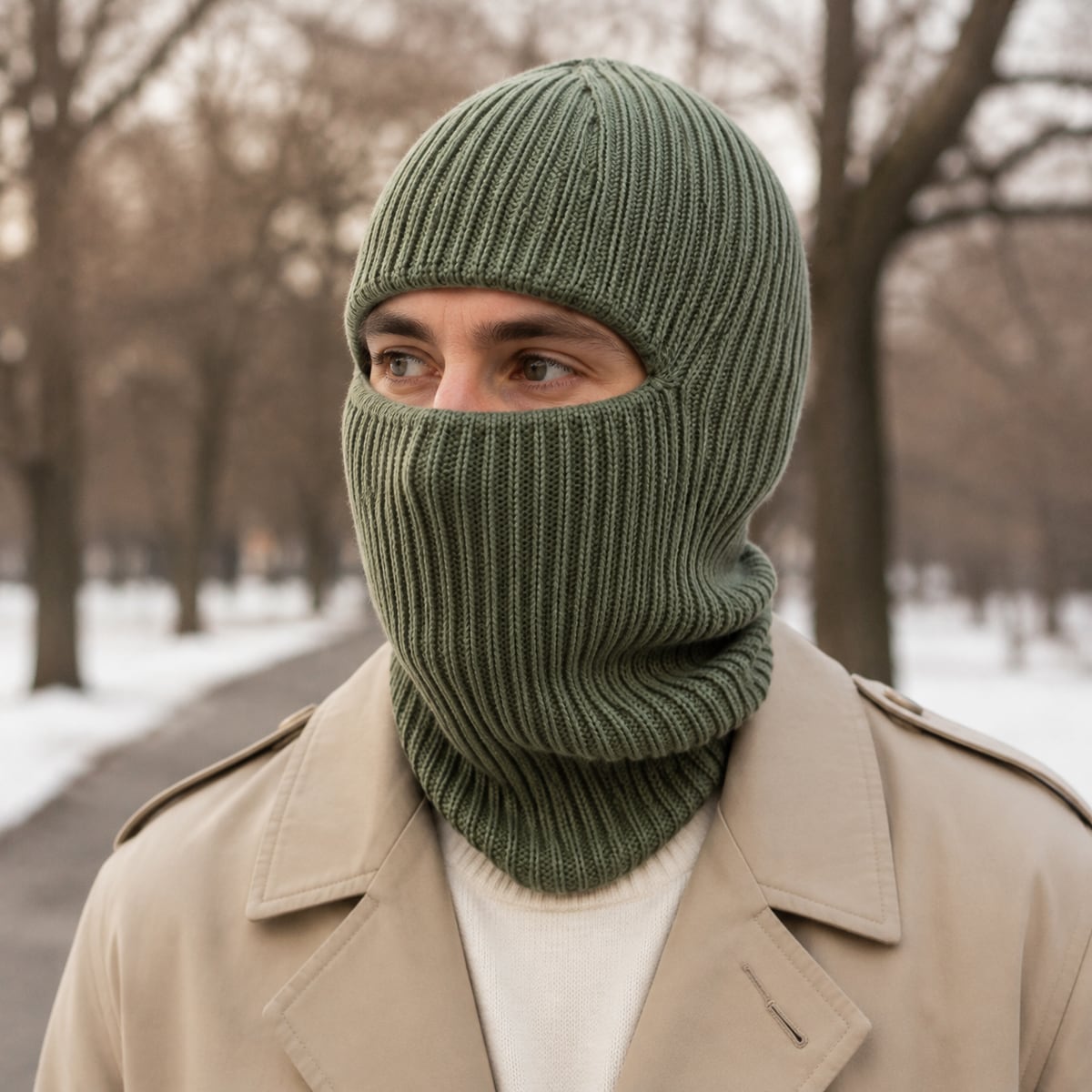 Custom Beanie – Style 06 on model