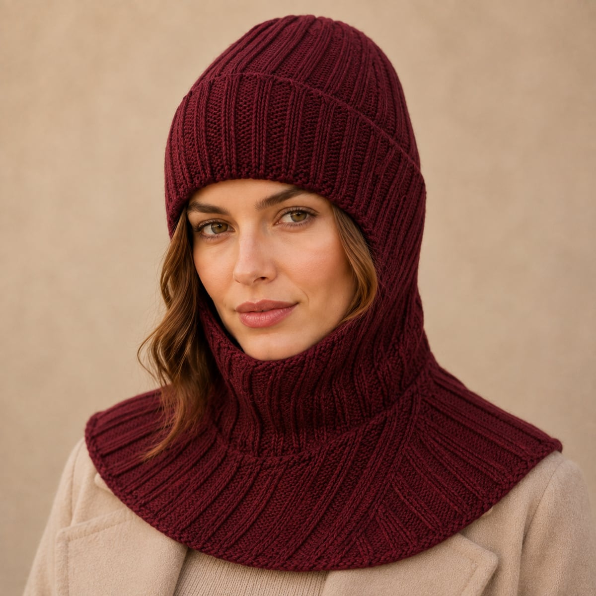 Custom Beanie – Style 07 on model