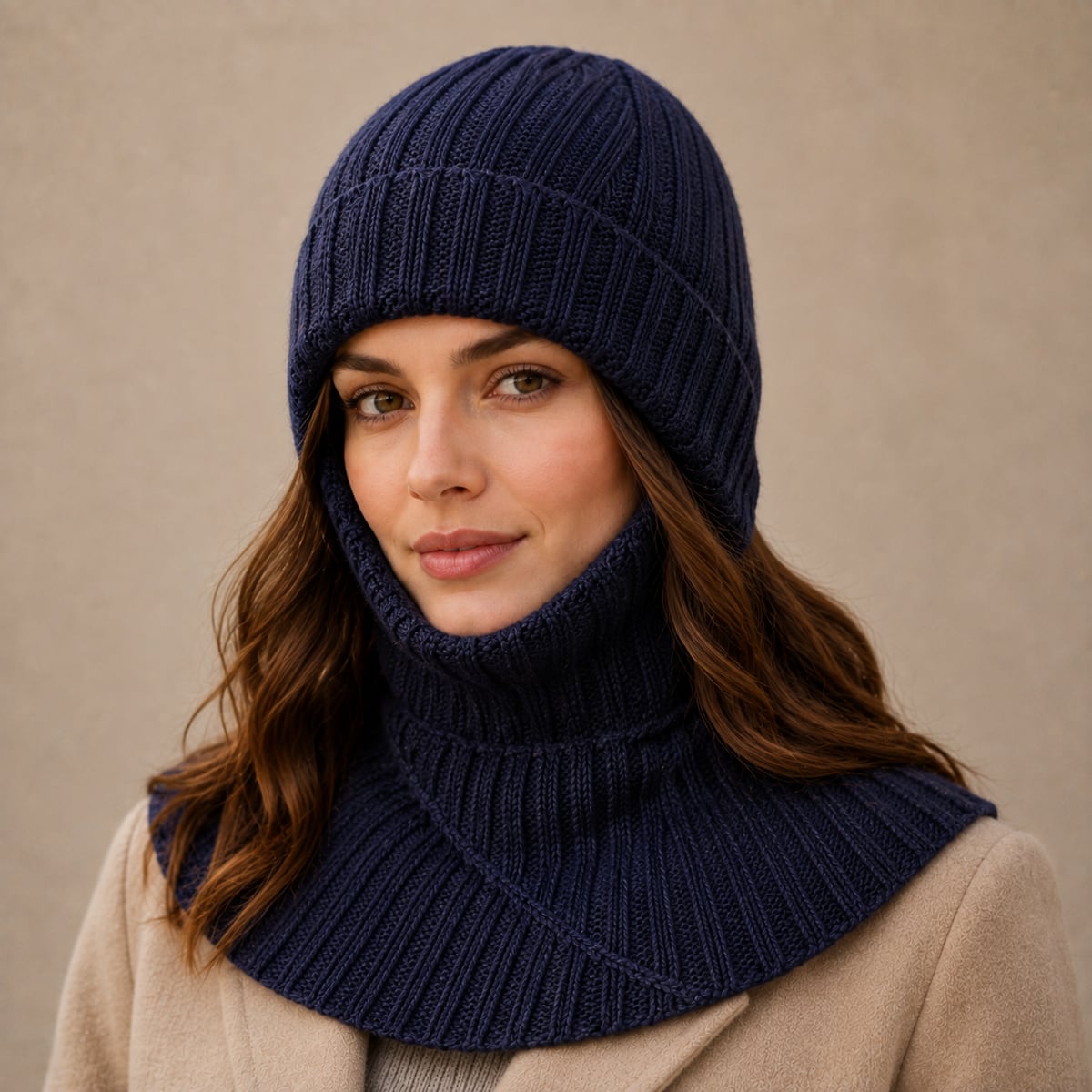 Custom Beanie – Style 07 on model